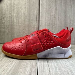 NEW Under Armour UA Reign Lifter Red Weight Lifting Gym Sneaker Men's Size 12.5